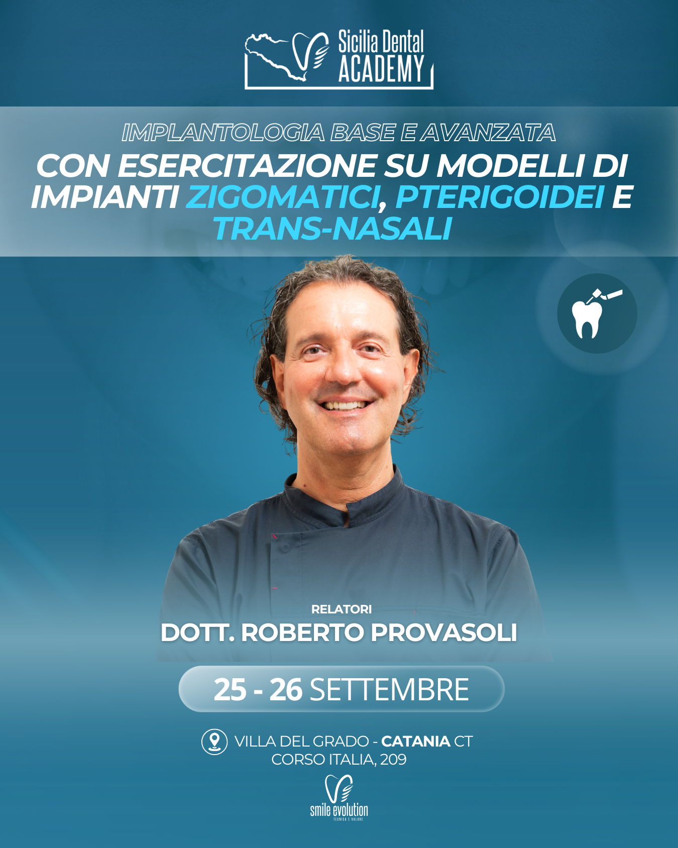 Locandina Implantologia Base e Avanzata | Hands on su modelli