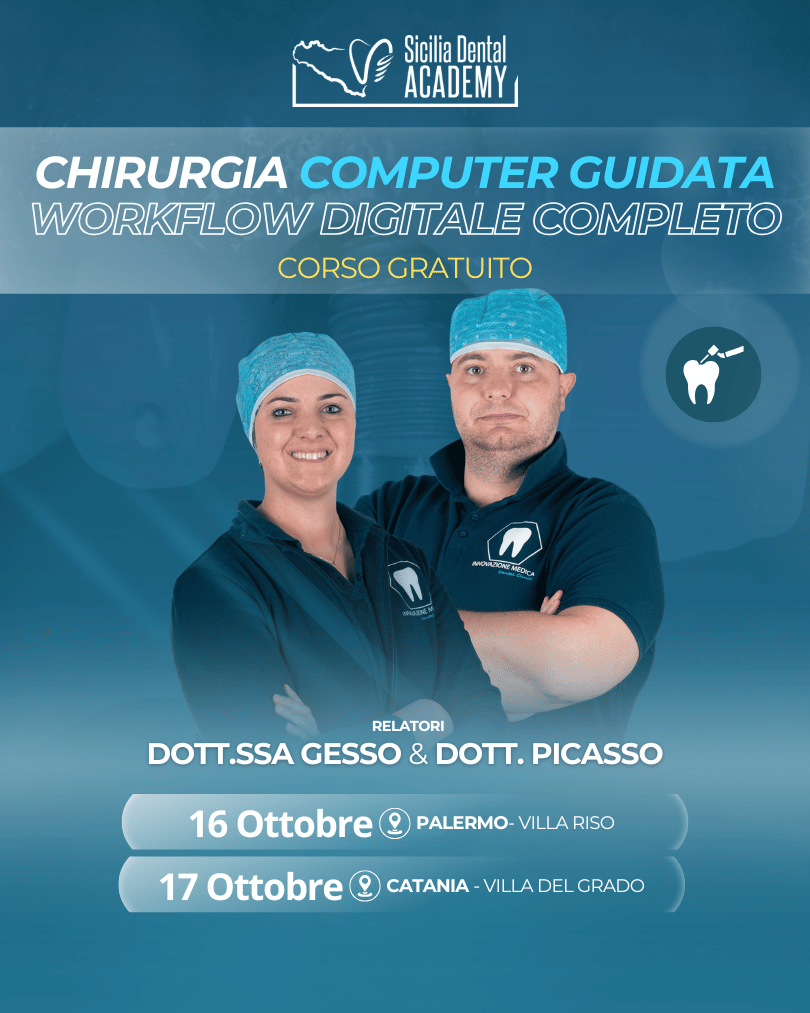 Locandina Chirurgia Computer Guidata - Workflow digitale completo